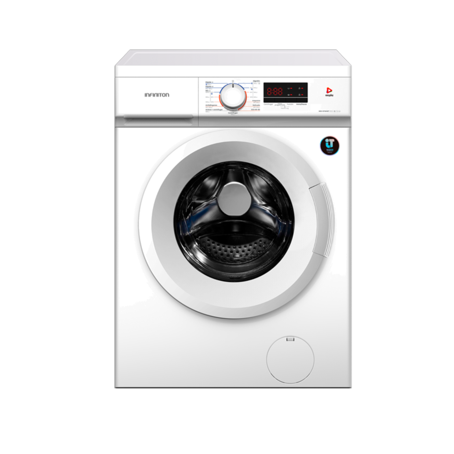 MÁQUINA DE LAVAR ROUPA INFINITON WMD74AWT BRANCA 7KGS